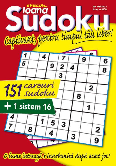 #Ioana Sudoku nr. 8/ 2023 - Publisol.ro