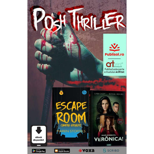 Pachet 2 carti - Posh thriller - Publisol.ro