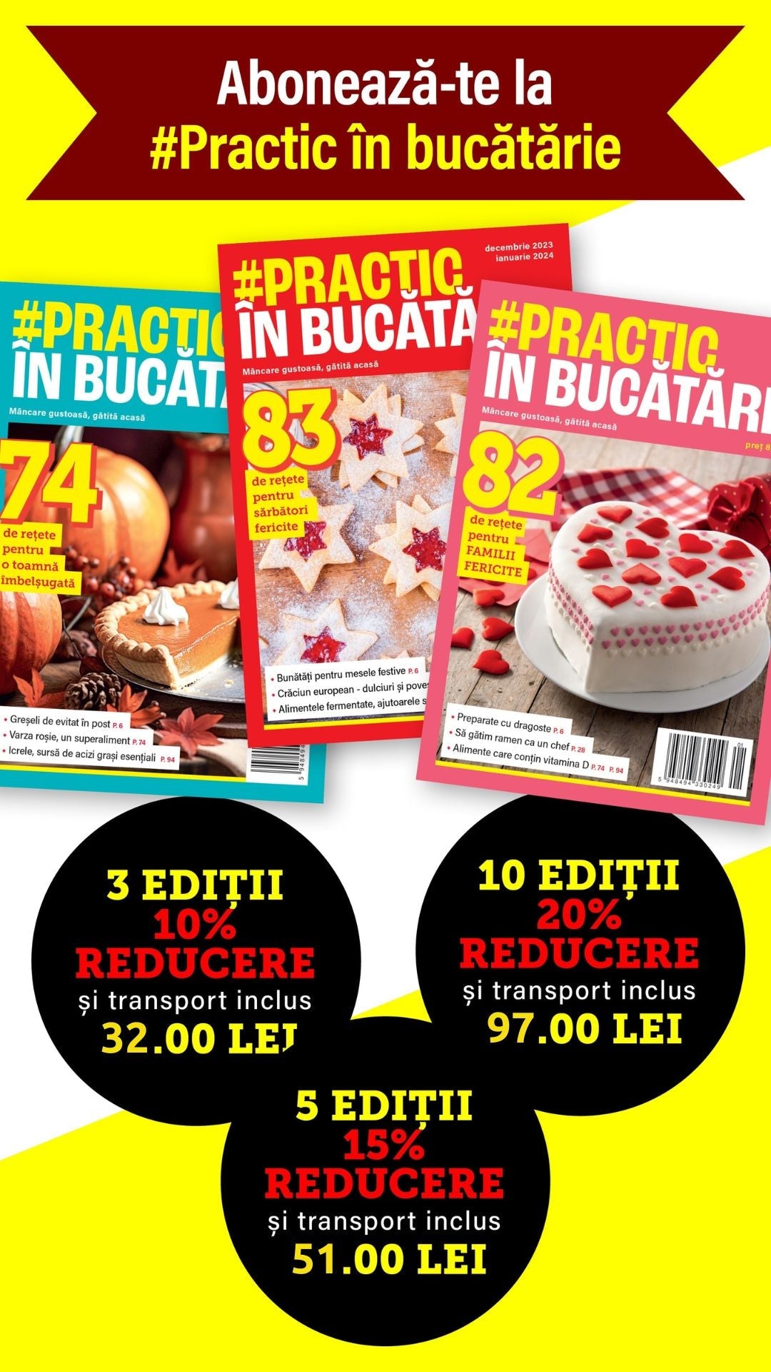 #Practic in bucatarie - Abonament - Publisol.ro