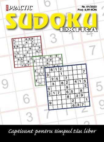 #Practic Sudoku extra nr. 1/ 2023 - Publisol.ro