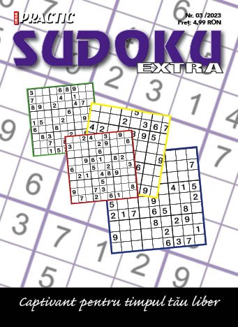 #Practic Sudoku extra nr. 3/ 2023 - Publisol.ro