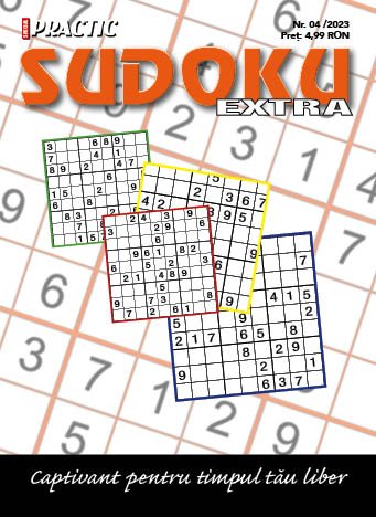 #Practic Sudoku extra nr. 4/ 2023 - Publisol.ro
