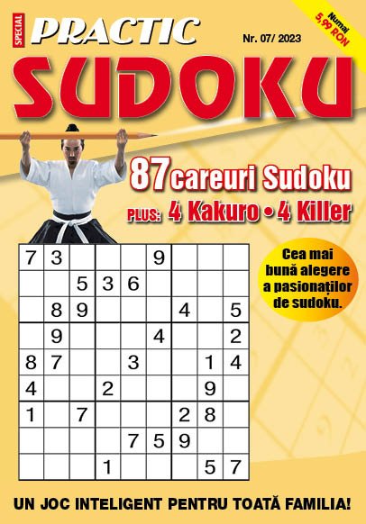 #Practic Sudoku nr. 7/ 2023 - Publisol.ro