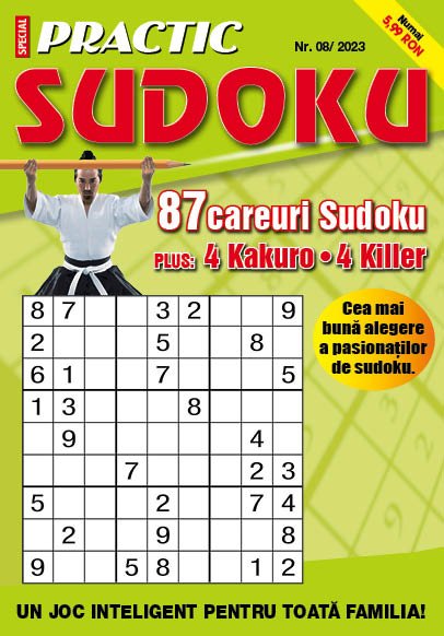 #Practic Sudoku nr. 8/ 2023 - Publisol.ro