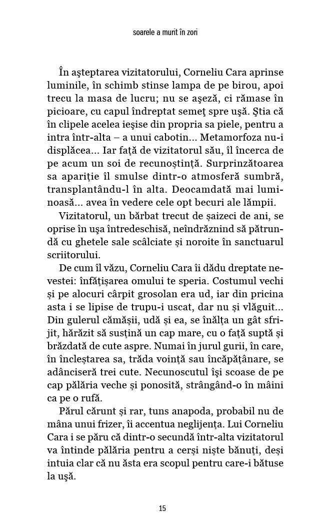 Soarele a murit in zori – Haralamb Zinca - Publisol.ro